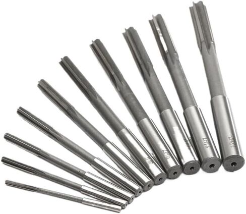 3-12mm HSS Machine Reamer Set H7 Straight Shank Milling Chucking Reamer for Metal Steel Aluminum(4Pcs 6-8-10-12mm) in Saudi Arabia