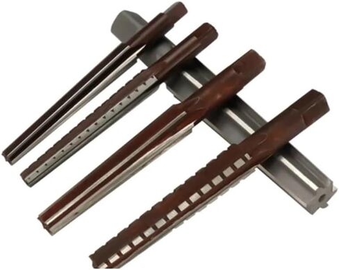 Taper Reamer MT0-MT3,9Crsi Precision Reamer and Coarse Reamer, Used for Manual Tools for Milling Precision Machining Tools(MT0 Fine) in Saudi Arabia