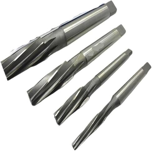 1pc 1: 10 morse taper reamer hss h8 machine machine tapered chucking reamer cnc أداة لحفر فتحة الألومنيوم الصلب المعدني (الحجم 10) in Saudi Arabia