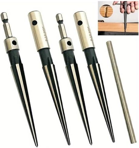 3-13mm و 5-16mm taper Reamer Hand Metal Reamer Deburring Enlarge Pin Hole Reamer Handheld for Wood Metal Plastic Drilling (Round 5-16mm) in Saudi Arabia