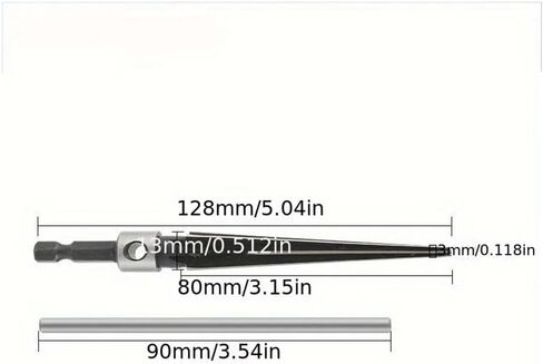 3-13mm و 5-16mm taper Reamer Hand Metal Reamer Deburring Enlarge Pin Hole Reamer Handheld for Wood Metal Plastic Drilling (Round 5-16mm) in Saudi Arabia
