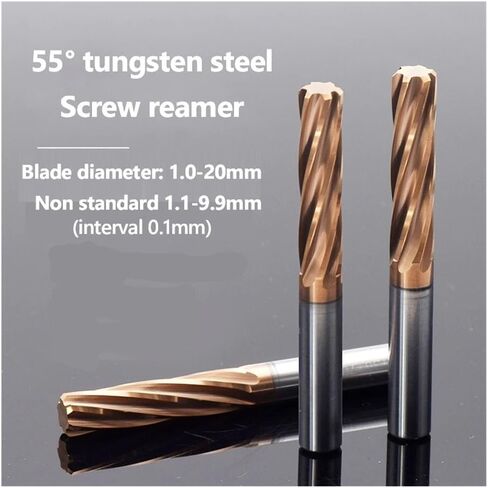 Tungsten Steel Reamer Straight Groove Reamer 2 3 4 5 6 7 8mm H7 الصلب الصلب CNC أداة القطع المعدنية Carbide Machine Reamer (3.5x25x50x4t H7) in Saudi Arabia