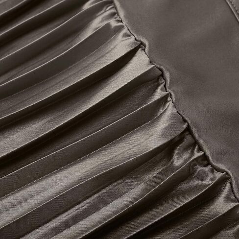 Satin Two Piece Outfits for Women Silk Sleeveless Irregular Hem Tank Tops Wide Leg Pleated Flowy Pants Lounge Sets in Saudi Arabia