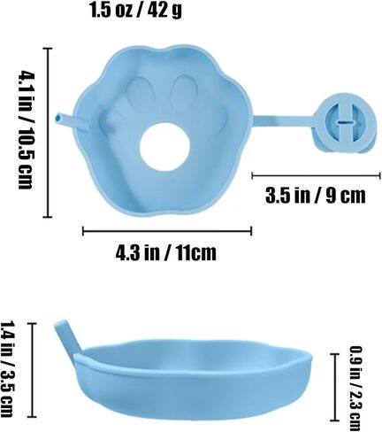 Pandaear 4 Pack Popsicle Holder for Kids و Silicone Ice Cone Cone & Porsicle Catcher مع Straw Straw Prinive ، حامل متجمد خالي من الفوضى in Kuwait