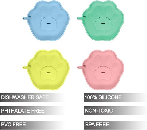 Pandaear 4 Pack Popsicle Holder for Kids و Silicone Ice Cone Cone & Porsicle Catcher مع Straw Straw Prinive ، حامل متجمد خالي من الفوضى in Kuwait