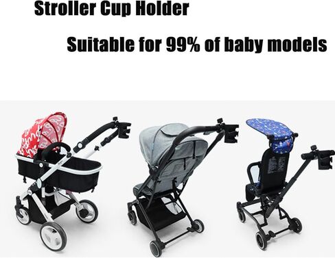 حامل كأس Pandaear Stroller ، حامل كأس يونيفرسال ، حامل كأس الدراجة متين ، سهل التثبيت للعربة ، الدراجة ، كرسي متحرك ، ووكر ، سكوتر (أسود) in Saudi Arabia