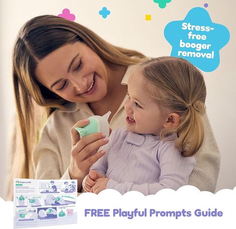 Booger Buddy Bulb Nasal Bulb ، Narwhal - مع ضوء LED للأطفال والأطفال الصغار - مزيل Snot الخالي in Kuwait
