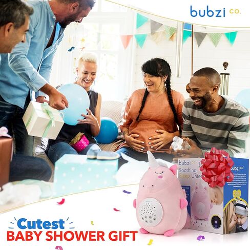 Bubzi Co Sound Machine, Portable Elephant Soother & Night Light Projector, Comforting Electronic Infant Toddler Sleep Aid & Baby Shush With White Noise in Kuwait