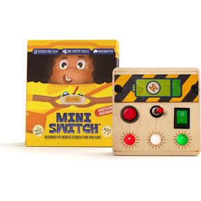 ألعاب Mini Switch Montessori Busy Board ، لعبة السفر الحسية مع مصابيح LED ومفاتيح ، لوحة النشاط التعليمي للأطفال الصغار والأطفال من 1 إلى 4 سنوات ، البيج ، البيج in Kuwait