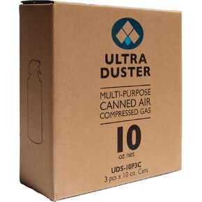 Ultra Duster Canned/Compressed Gas Industrial Strength 10oz - 3 Pack in Saudi Arabia
