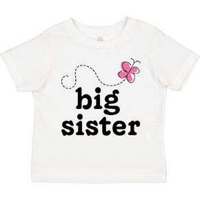 inktastic Big Sister Butterfly Adliscorder Toddler Thirt T-Shirt in Kuwait