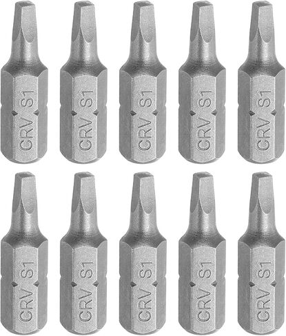Harfington 10pcs قطع مفك البراغي المربع 1/4 "Hex Shank SQ3 Magnetic Head 1" طول CR-V الصلب برغي الحفر بتات لإصلاح عمل كهربائي سائق المسمار in Kuwait