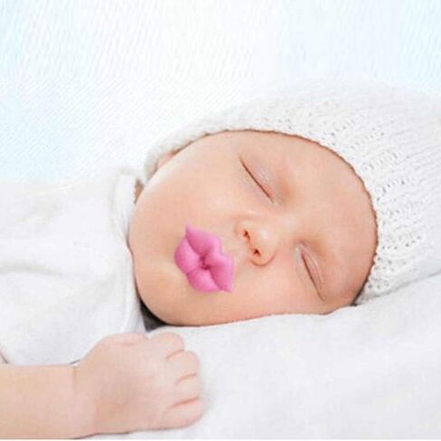 Funny Pacifiers for Babies, Newborn Pacifier 0-6-12-18 Months, Infants Pacifiers for 0-6 Months, Toddlers Mustache Pacifier, Baby Gift Pacifiers for Boys and Girls in Saudi Arabia
