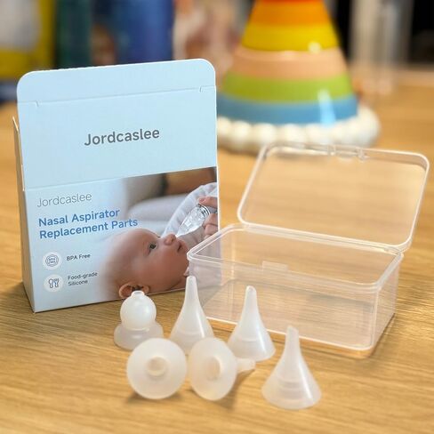 نصائح استبدال Asporator Nasal 6pcs ، السيليكون من فئة الطعام ، وأجزاء استبدال مصاصة أنف الأطفال فائقة النعومة متوافقة مع Grownsy ، و Watolt ، و Littletora ، و Hevalue ، و Cocobela ، و X-Bosak in Kuwait