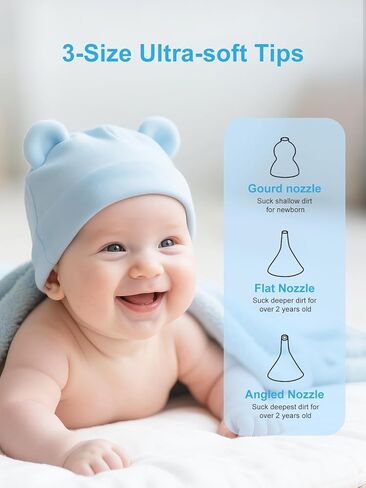 نصائح استبدال Asporator Nasal 6pcs ، السيليكون من فئة الطعام ، وأجزاء استبدال مصاصة أنف الأطفال فائقة النعومة متوافقة مع Grownsy ، و Watolt ، و Littletora ، و Hevalue ، و Cocobela ، و X-Bosak in Kuwait