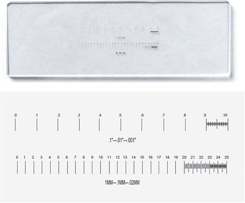 مجموعة ملحقات المجهر - شرائح معايرة المجهر ، شبكية ، مسطرة (1div. = 1mm ، 0.1mm ، 0.01mm) - المصدر المصباح البصري - مصباح LED in Saudi Arabia