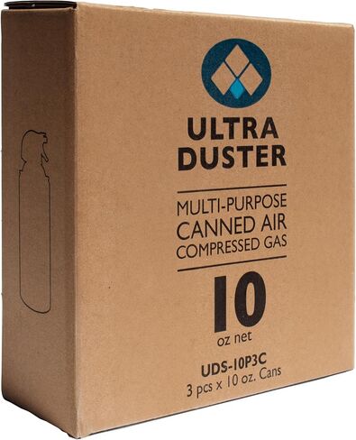 Ultra Duster Canned/Compressed Gas Industrial Strength 10oz - 3 Pack in Saudi Arabia