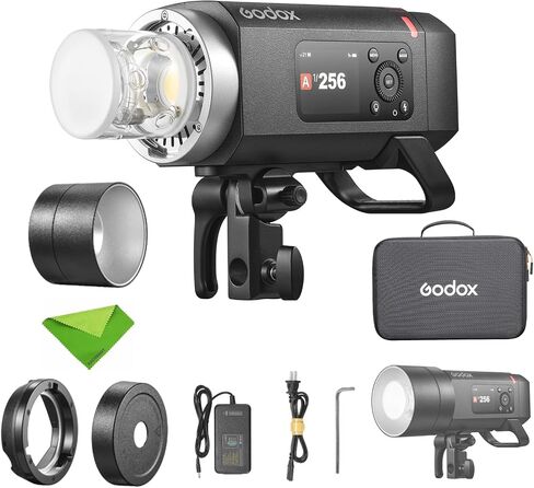 Godox AD400 Pro II AD400Pro II 400Ws Flash, GN72, 30W Bi-Color Modeling Lamp, 460 Full Power Flash, 0.01-1s Recycle Time, 1/8000 HSS, Freeze Mode, Strobe Light for Canon, Sony, Nikon, Fuji etc in Saudi Arabia