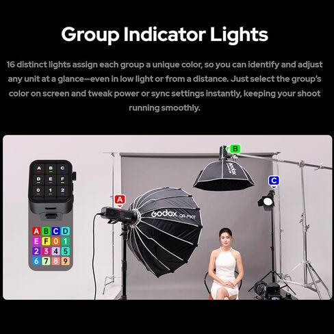Godox AD400 Pro II AD400Pro II 400Ws Flash, GN72, 30W Bi-Color Modeling Lamp, 460 Full Power Flash, 0.01-1s Recycle Time, 1/8000 HSS, Freeze Mode, Strobe Light for Canon, Sony, Nikon, Fuji etc in Saudi Arabia