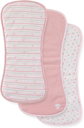 Disney Baby Burp Cloths 3 عبوات-Mickey Mouse Minnie Mouse & Winnie the Pooh Soft Absorbent 20 "x 10" in Saudi Arabia