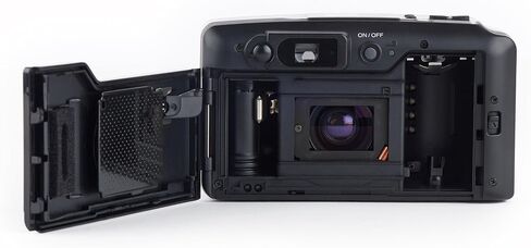 Olympus Superzoom 115 35mm Point & Shoot Film Camera-عدسة تكبير مضغوطة ، ضبط تلقائي للصورة ، فلاش مدمج-كاميرا تمثيلية عتيقة لفيلم 35 مم (متجدد) in Saudi Arabia