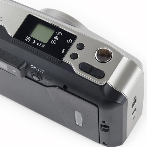 Olympus Superzoom 115 35mm Point & Shoot Film Camera-عدسة تكبير مضغوطة ، ضبط تلقائي للصورة ، فلاش مدمج-كاميرا تمثيلية عتيقة لفيلم 35 مم (متجدد) in Saudi Arabia