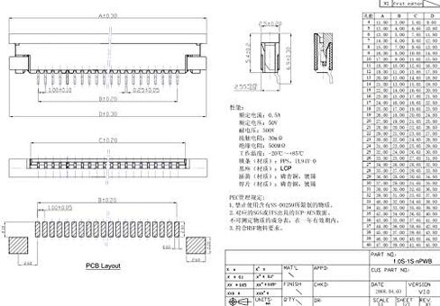 مستلزمات Davitu Electrical Equipments - 10pcs FFC/FPC Connector 30Pin Pitch 1.0 مم أعلى 8/10/20/24/40 ~ 60p - (دبابيس: 22p) in Saudi Arabia