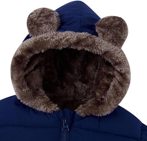 ADUKIDE 6M-4T سترات صوفية منتفخة للأطفال للشتاء مع غطاء للأذنين وغطاء للرأس وسترة للأطفال الصغار معطف دافئ in Kuwait