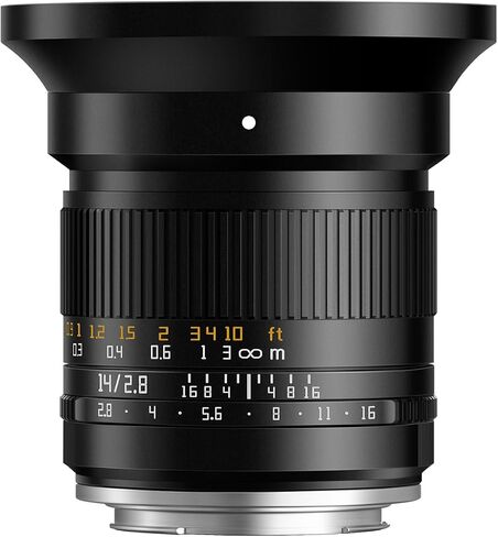 TTARTISAN 14mm f/2.8 for E-Mount, Ultra Wide Angle 14mm f/2.8 ASPH Lens for FE-Mount Full Frame MF Prime Lens A7II A7III A7IV A7RII A7RIII A7RIV A7RV A7S A7SII A7SIII A7C A9 A9II A1 A6100 A6400 A6700 in Saudi Arabia