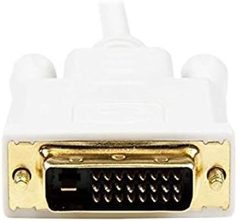 كابل StarTech 3ft Passive Mini DP إلى DVI-D، 1080 بكسل، أسود (MDP2DVIMM3B) | 0.9 متر، mDP أو Thunderbolt 1/2 Mac/PC إلى شاشة DVI، وصلة واحدة، سلبية، تمرير EDID، 4K 30 هرتز مع معدل ساعة HDMI in Kuwait