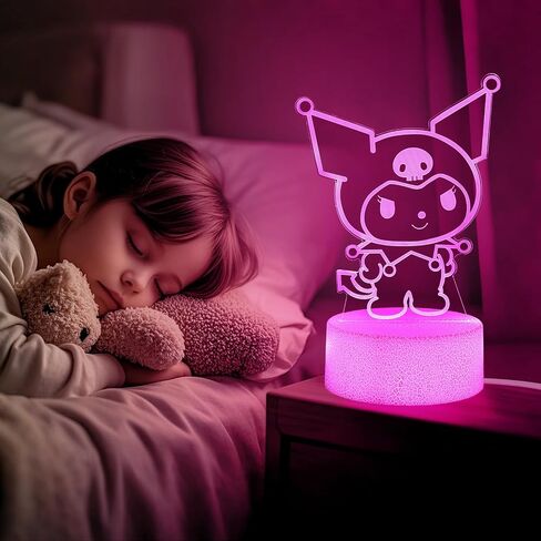 Sunduck Pink Kawaii Night Light مع السيطرة على الحبال- ديكور غرفة حالم لطيف ، عيد ميلاد مثالي/هدية عيد الميلاد للأطفال ، هدية عطلة فريدة من نوعها in Saudi Arabia
