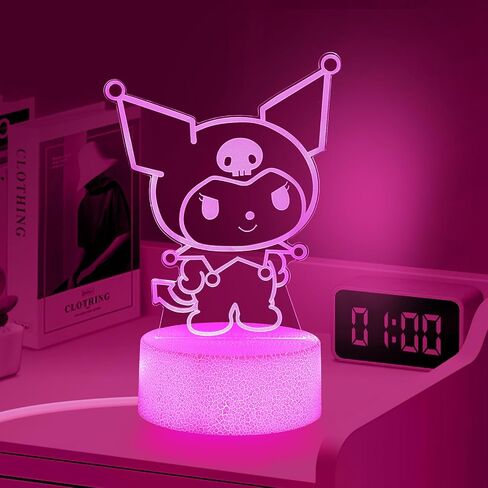 Sunduck Pink Kawaii Night Light مع السيطرة على الحبال- ديكور غرفة حالم لطيف ، عيد ميلاد مثالي/هدية عيد الميلاد للأطفال ، هدية عطلة فريدة من نوعها in Saudi Arabia