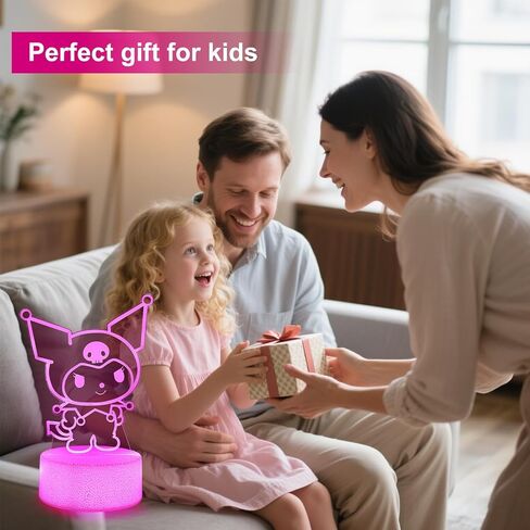 Sunduck Pink Kawaii Night Light مع السيطرة على الحبال- ديكور غرفة حالم لطيف ، عيد ميلاد مثالي/هدية عيد الميلاد للأطفال ، هدية عطلة فريدة من نوعها in Saudi Arabia
