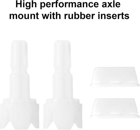 4pcs قطع الغيار بديلة متوافقة مع Baby Brezza FRP0046 Formula Pro Advanced و Axle STEM و Silicone Scraper Exclostories for Formula Maker in Saudi Arabia
