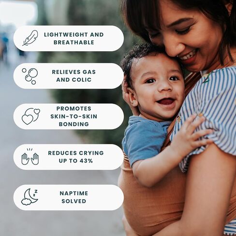 Ezra Baby Wrap - Carrier Lightweight Baby - Merlot Red- أفضل غلاف طفل للأطفال حديثي الولادة من 0-18 شهر in Saudi Arabia