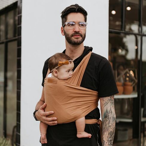 Ezra Baby Wrap - Carrier Lightweight Baby - Merlot Red- أفضل غلاف طفل للأطفال حديثي الولادة من 0-18 شهر in Saudi Arabia