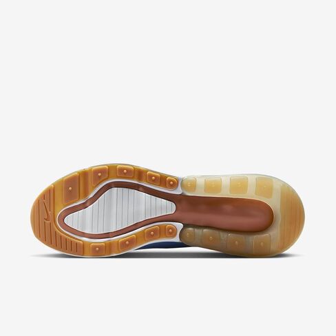 Nike Air Max 270 Women's Shoes (White/Blue Tint/Gum Light Brown/Aluminum) in Saudi Arabia