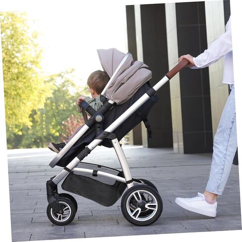 حقيبة تخزين عربة Toyandona Stroller منظم متعدد الاستخدامات للمناشف حفاضات عناصر التسوق بديلة السلة السفلية لكراسي دفع مساحة كبيرة للضروريات in Kuwait