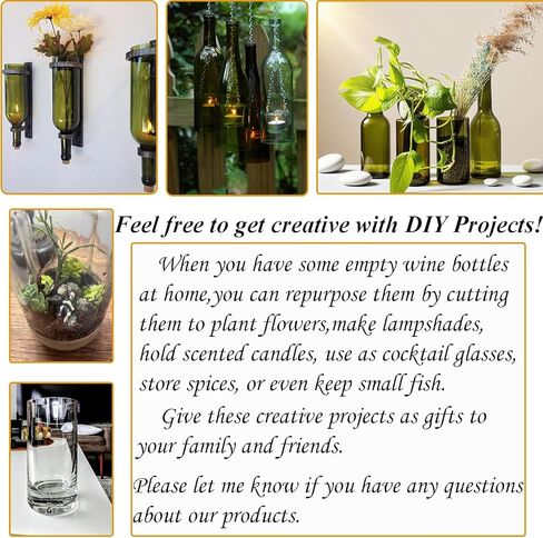 Electric Bottle Cutter, DIY Machine for Cutting Wine, Beer, Liquor, Whiskey, Alcohol, Champagne, Materials Cutter Trim Saw - Rock, Stone, Glass Cutting, Trimming, Sawing Machine in Saudi Arabia