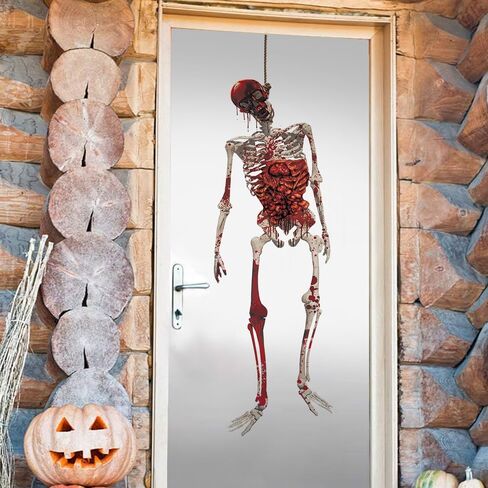 Haunting Ghost Girls Healdon Sefficive PVC Scene Petters-40 "× 12" (حزمة 2) -100cmx30 سم-ديكورات عصبية للاحتفالات الهالوين الجذابة in Saudi Arabia