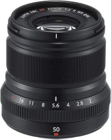 حزمة Fujifilm XF 50mm F/2 R WR (أسود) باقة مع حقيبة العدسة + بطاقة ذاكرة 32 جيجابايت + 3PC MC Pro Filter Kit UV/CPL/F 46 + محفظة بطاقة الذاكرة + المزيد in Saudi Arabia