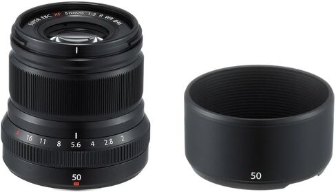 حزمة Fujifilm XF 50mm F/2 R WR (أسود) باقة مع حقيبة العدسة + بطاقة ذاكرة 32 جيجابايت + 3PC MC Pro Filter Kit UV/CPL/F 46 + محفظة بطاقة الذاكرة + المزيد in Saudi Arabia