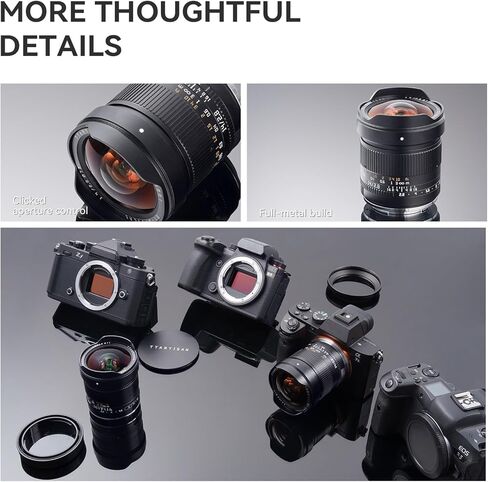 Ttartisan 14mm F2.8 ASPH Lens for Nikon Z Mount ، Full Frame Wide Angle Manual Lens Z5 Z7 Z6ii Z6iii Z7ii Z9 ZF ZFC Z30 Z50ii (Z Mount) in Kuwait