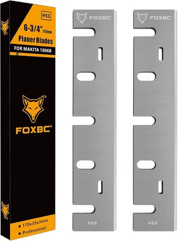FoxBC 6-3/4 بوصة 170 ملم شفرات التجويف لـ Makita 1806B - مجموعة من 2 in Saudi Arabia