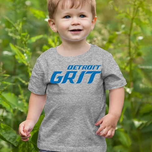 Detroit Grit Football Toddler T-Shirt, Soft Cotton in Saudi Arabia