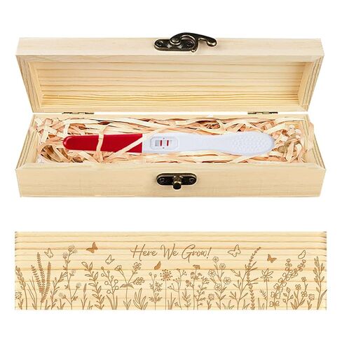 CHGCRAFT TEST TEST TEST TESTAIKE BOX Bildlowers Plants Wooden Breatancy Abrancy Higds Box with Raffia Ribbon and Lock Abscorcing for Dad Fair ، 8x2x1.2 Inch in Kuwait