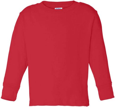 Rabbit Skins Toddler Toddler Long Sleeve T-Shirt (Assorted Colors) in Saudi Arabia