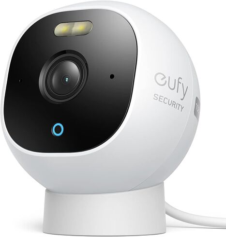 eufy Security Outdoor Cam E210, All-in-One Security Camera with 1080p Resolution, Spotlight, Color Night Vision, No Monthly Fees, Wired Camera, IP67 Weatherproof, Motion Only Alert* in Saudi Arabia