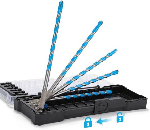 10pcs 5/32 "مجموعة بتات الحفر الخرسانية الماسونية ، طرف بتات كربيد التنغستن ، بتات حفر سداسي سدقية محددة للبلاط ، الطوب ، الرخام ، البلاستيك ، الأسمنت ، الخشب ، الزجاج ، إلخ. in Saudi Arabia