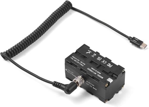 ثنائي الوجهين NPF نوع البطارية نوع C محول الطاقة مرنة كابل الزنبرك 8.4V 8A الإخراج متعددة إمدادات الطاقة مستقرة لمراقبة الحقل LED ضوء الفيديو اللاسلكي in Saudi Arabia